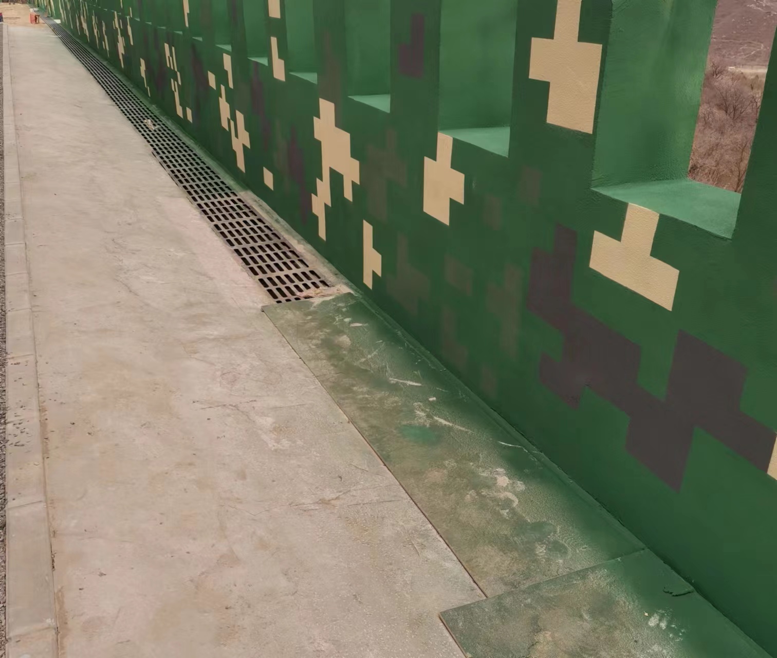 自贡围墙迷彩喷涂,数迷彩漆